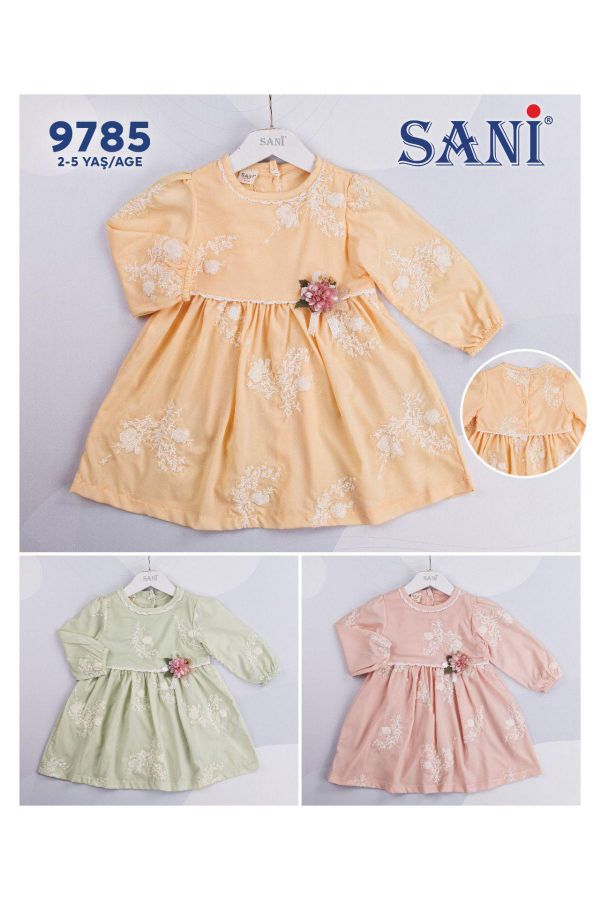 Изображение Sani Kids 9785 РОЗОВЫЙ Платье Для Девочек 