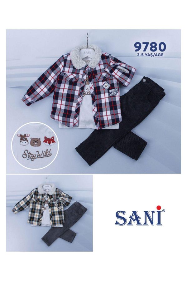 Изображение Sani Kids 9780 СЕРЫЙ Детский костюм для мальчиков