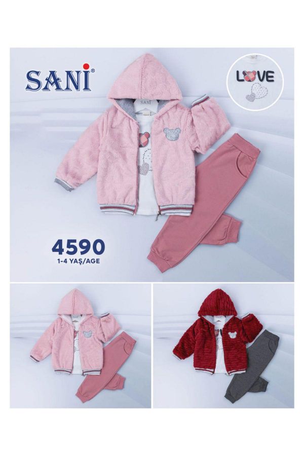 Picture of Sani Kids 4590 PINK Girl Suit