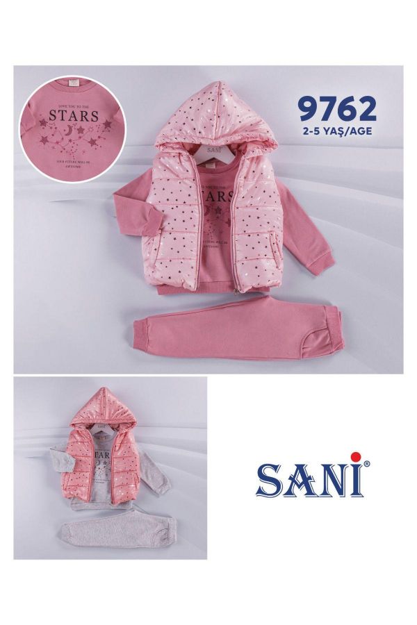 Picture of Sani Kids 9762 PINK Girl Suit