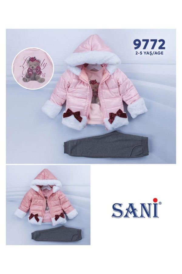 Picture of Sani Kids 9772 PINK Girl Suit