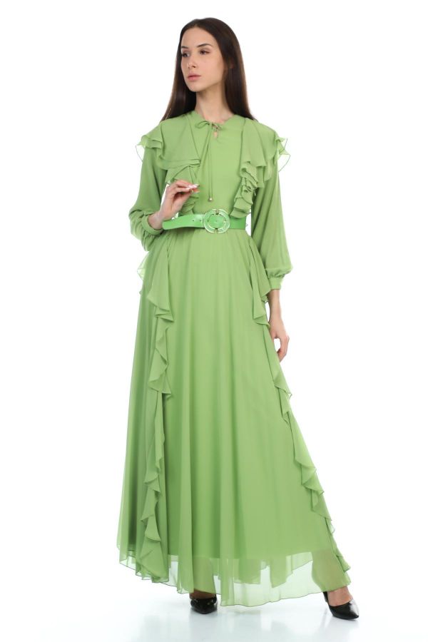 Picture of Elisa Star 22K5670 LIGHT GREEN  Women Dress