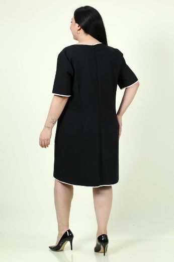 Изображение Perle Donna 9868xl ЧЕРНЫЙ Женское платье большого размера 