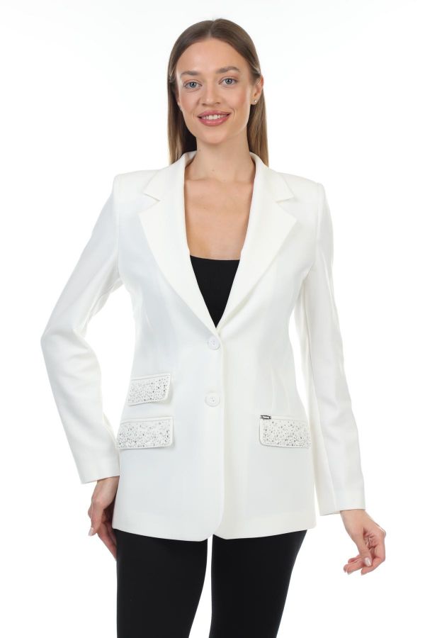 Picture of Fimore 5598-60 WHITE Women Jacket