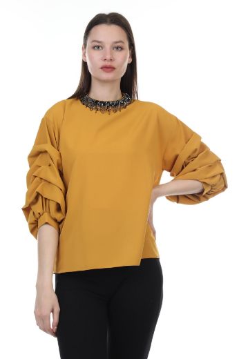 Picture of Be Sueno 10500 GOLDEN Women Blouse