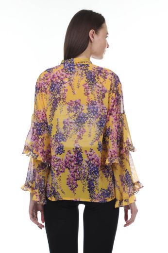 Picture of Serpil 36846 YELLOW Women Blouse