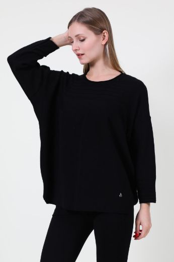 Picture of First Orme 2642-1 BLACK Women Blouse