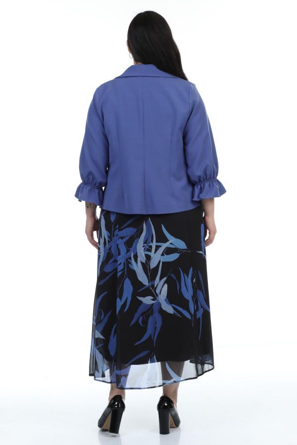 Picture of Wioma 4189xl BLUE Plus Size Women Suit