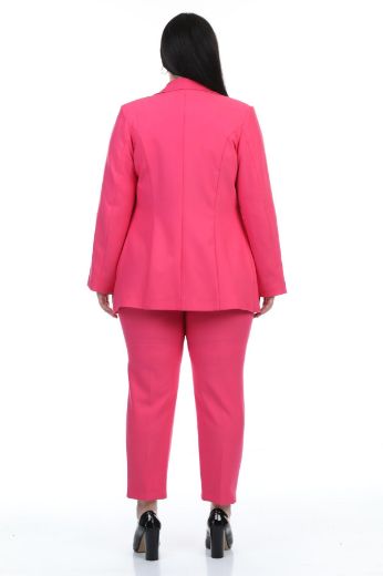 Picture of Womma 73453xl PINK Plus Size Women Suit