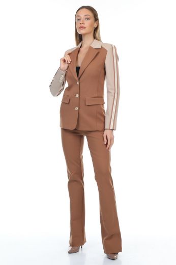 Picture of Lasagrada K9116 BROWN Women Suit
