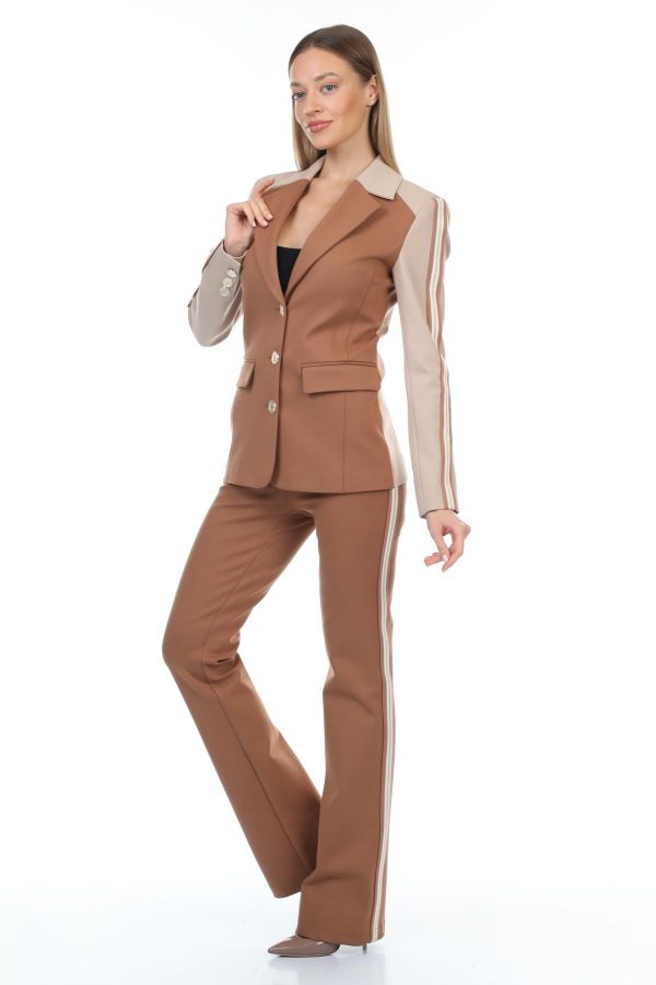 Picture of Lasagrada K9116 BROWN Women Suit