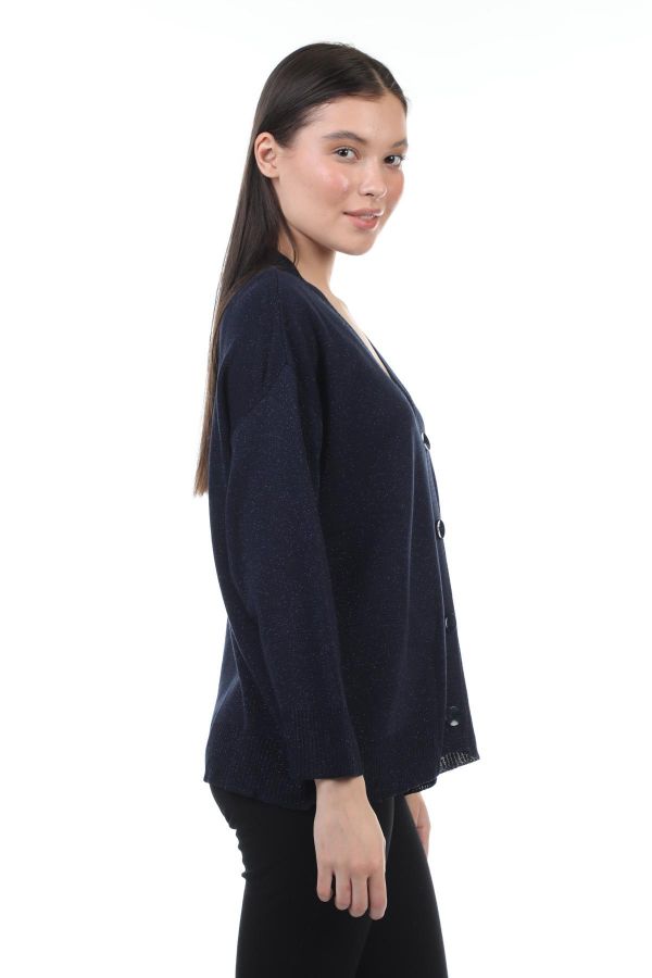 Picture of First Orme 2592-1 NAVY BLUE WOMANS CARDIGAN