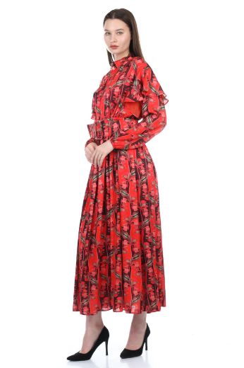 Picture of Lasagrada L64178 RED Women Dress