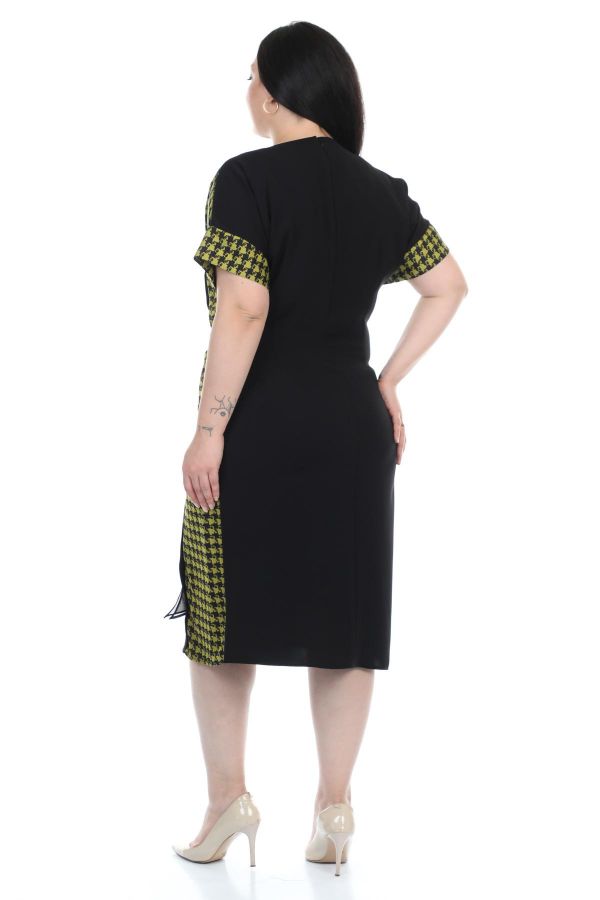 Velvet 77051xl FISTIK YESILI Büyük Beden Kadın Elbise resmi