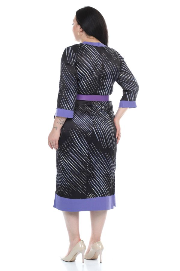 Velvet 77000xl MOR Büyük Beden Kadın Elbise resmi
