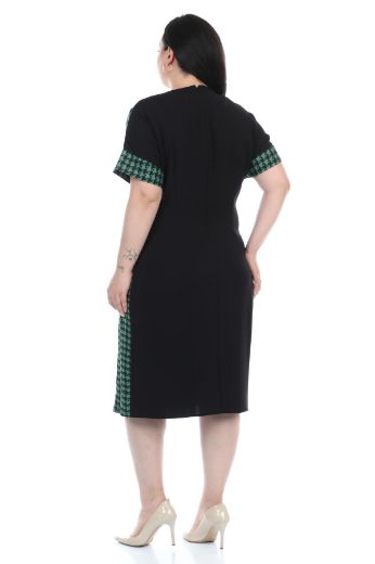 Velvet 77051xl YESIL Büyük Beden Kadın Elbise resmi