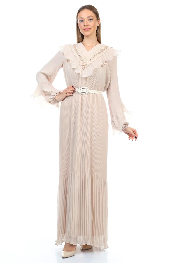 Picture of Elisa Star 5819 BEIGE Women Dress