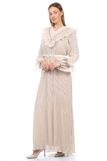 Picture of Elisa Star 5819 BEIGE Women Dress