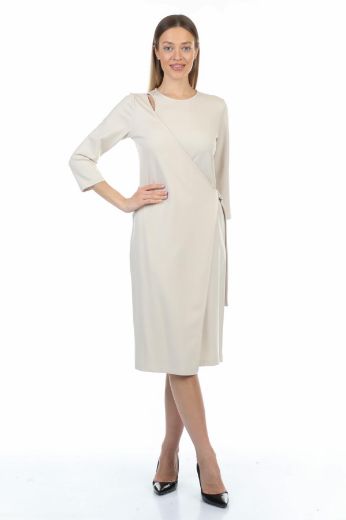 Picture of Mira Mia Y236020 CREAM Women Dress