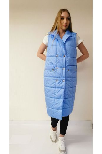 Picture of Lasagrada L-11727 BLUE Women Vest