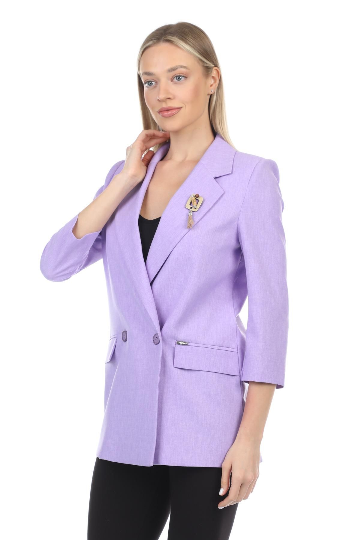 Lilac womens sale blazer