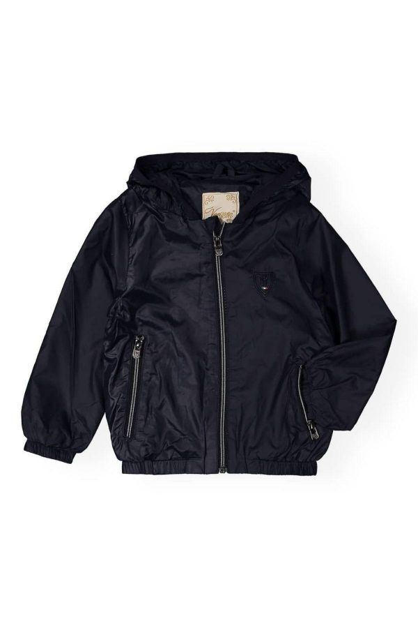 Picture of Verscon Junior 5040 BLACK Boy Trench coat