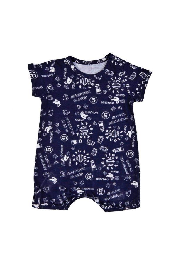Picture of Bebepan 4300 NAVY BLUE Baby Overalls