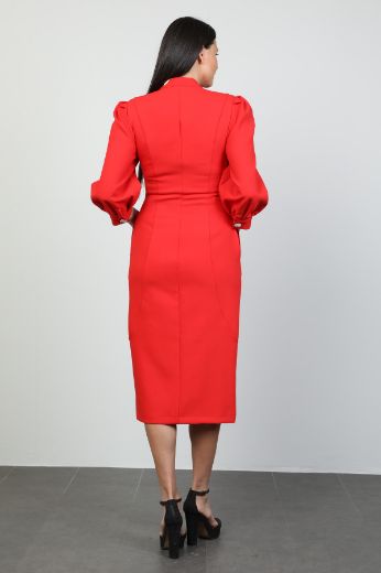 Picture of Lasagrada K4191 RED Women Dress