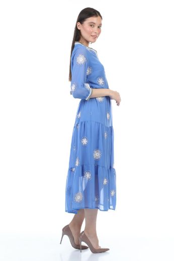 Picture of Vittoria 23238 BLUE Women Dress