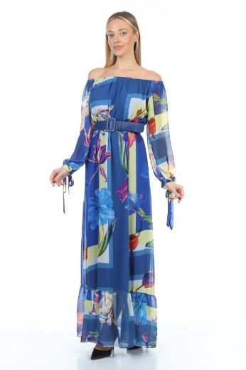 Picture of Vittoria 23369 BLUE Women Dress