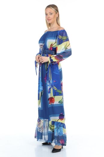 Picture of Vittoria 23369 BLUE Women Dress