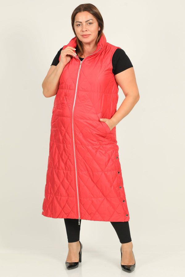 Picture of Lasagrada L11746xl PINK Plus Size Women Vest