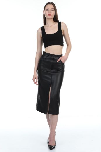 Picture of Red Export Women 4188 BLACK Women Skirt