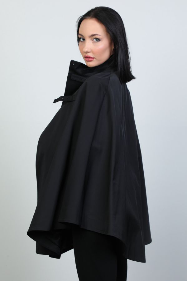 Picture of 4gKiwe MYI303 BLACK Women Poncho