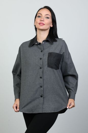 Picture of Mira Mia K242019 BLACK Women Blouse