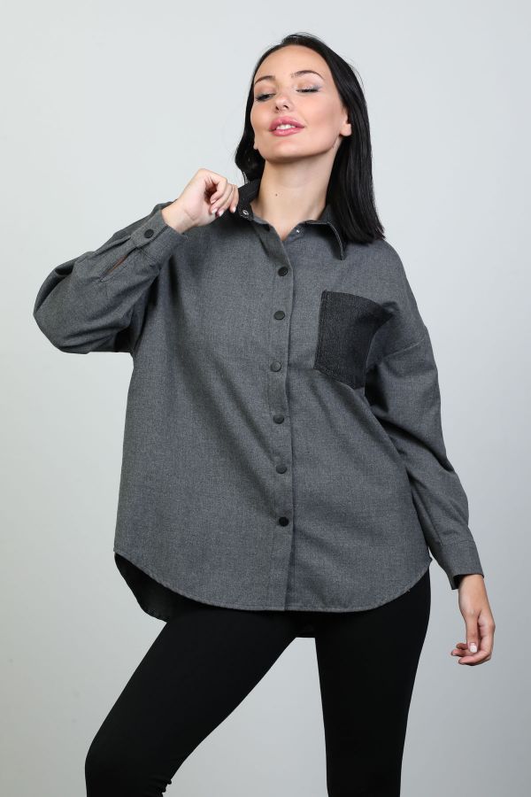 Picture of Mira Mia K242019 BLACK Women Blouse