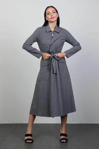 Picture of Mira Mia K246011 GREY Women Dress