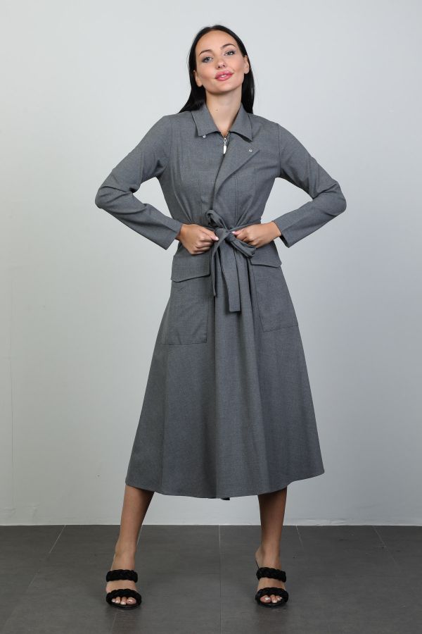 Picture of Mira Mia K246011 GREY Women Dress