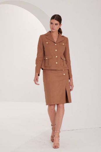 Picture of Sandrom 9949 BROWN Women Suit