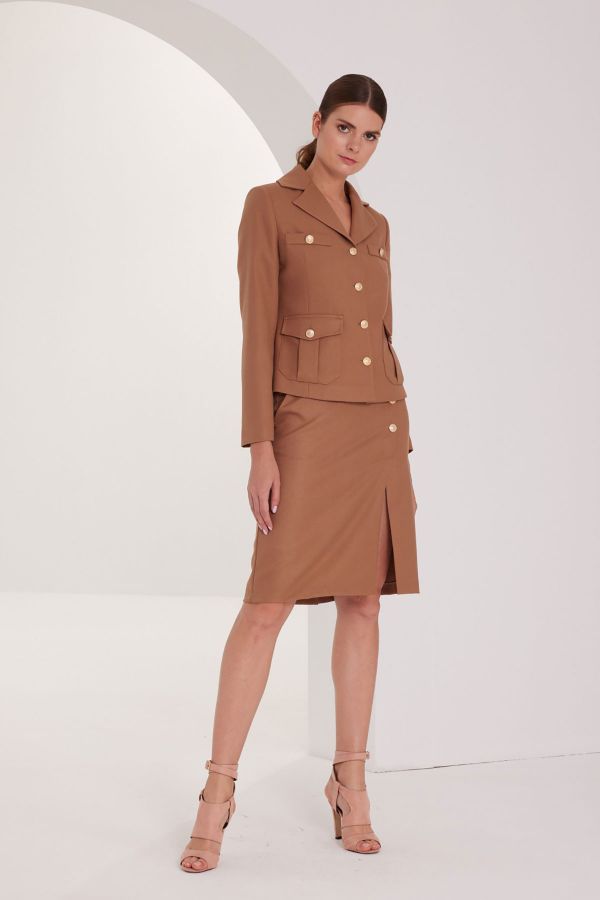 Picture of Sandrom 9949 BROWN Women Suit