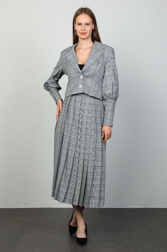 Picture of 4gKiwe MTKG312 GREY Women Suit