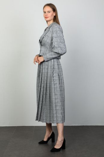 Picture of 4gKiwe MTKG312 GREY Women Suit