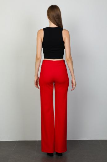 Picture of Serpil 38870 RED Women's Trousers