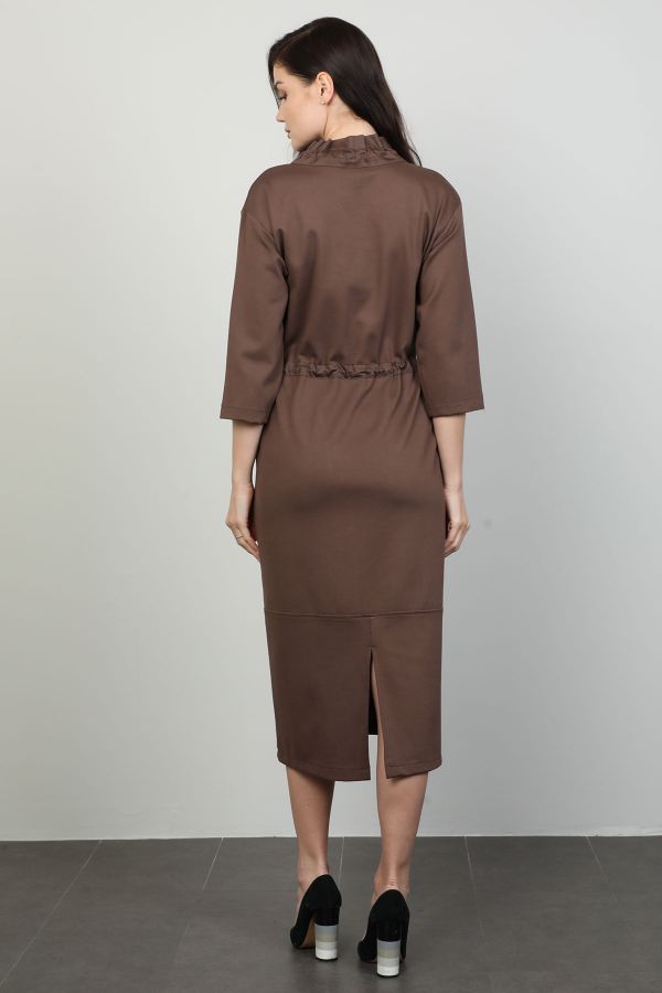 Picture of Mira Mia K246032 BROWN Women Dress