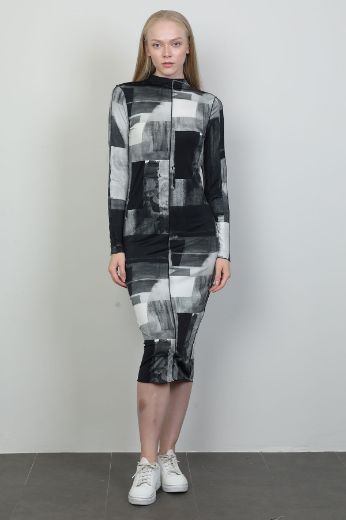 Picture of Mira Mia K246041 GREY Women Dress