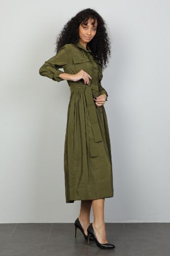 Picture of Mira Mia K245603 GREEN Women Dress