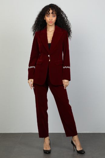 Picture of Womma 73608 RED Women Suit