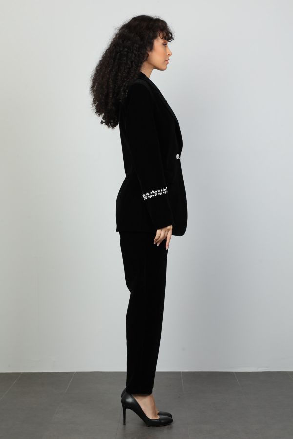 Picture of Womma 73608 BLACK Women Suit