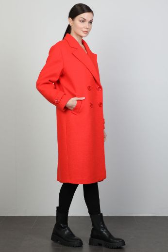 Picture of 4gKiwe MYI309 RED Women Coat