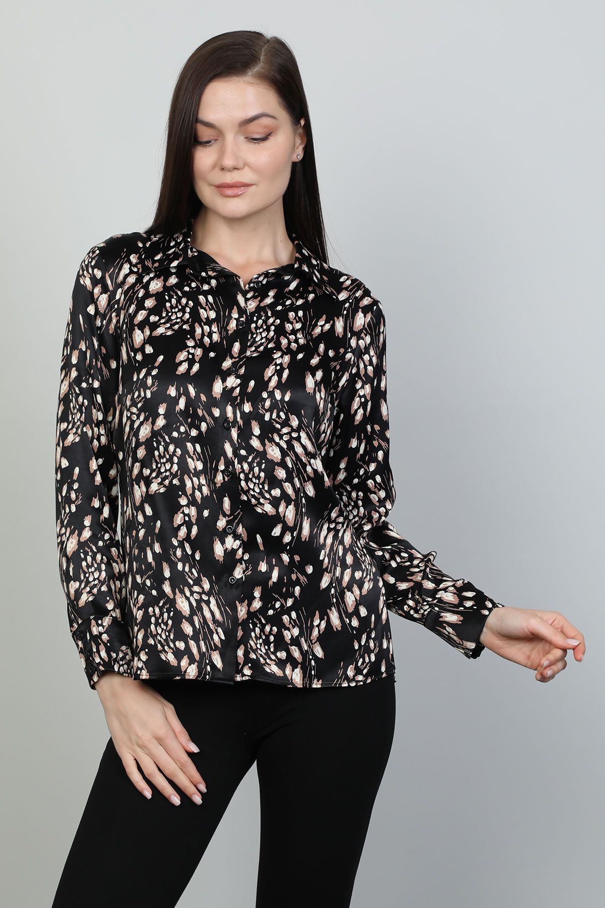 Modalinda 40171 BLACK Women Shirt | Dosso Dossi